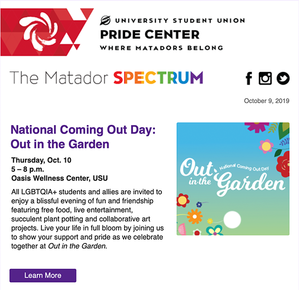 Pride Center, Spectrum icon